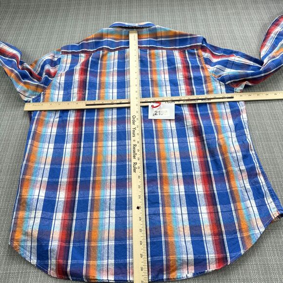 Robert Graham Shirt Mens XXL Bright Plaid Contrasting Flip Cuffs Colorful - Picture 7 of 10